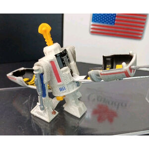 1996 R5-D4 Star Wars POTF Figure Vintage Kenner With Missile & Works! Desk Decor